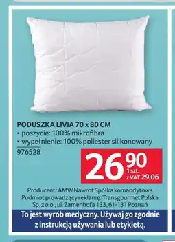 Selgros Poduszka Livia 70x80 cm oferta