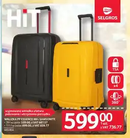 Selgros Walizka Samsonite PP Essence oferta