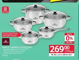 Selgros Komplet garnków Gerlach First 10 części oferta