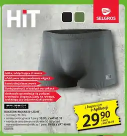 Selgros Bokserki męskie B-Light Brubeck oferta