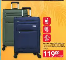 Selgros Walizka tekstylna Osaka 66 oferta