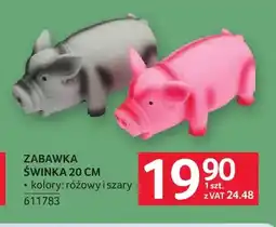 Selgros Zabawka świnka 20 cm oferta