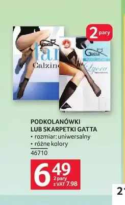 Selgros Podkolanówki Gatta 2-pak oferta