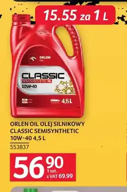 Selgros Olej silnikowy Classic Semisynthetic 10W-40 Orlen Oil oferta