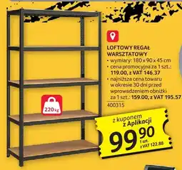 Selgros Regał warsztatowy loftowy oferta