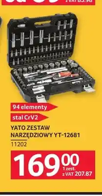 Selgros Zestaw narzędziowy Yato YT-12681 oferta