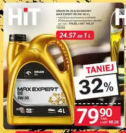 Selgros Olej silnikowy Max Expert Xd 5W-30 Orlen Oil oferta