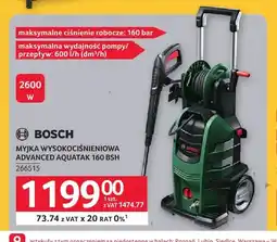 Selgros Myjka wysokociśnieniowa Bosch Advanced Aquatak 160 oferta