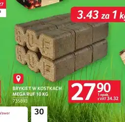 Selgros Brykiet w kostkach Mega Ruf oferta