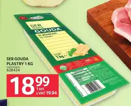 Selgros Ser gouda w plastrach Mlekovita oferta