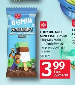 Selgros Lody Big Milk Minecraft oferta