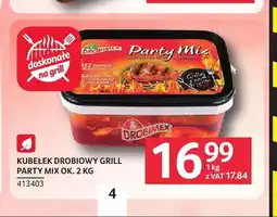 Selgros Kubełek drobiowy grill Party Mix Drobimex oferta