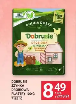 Selgros Szynka drobiowa plastry Dobrusie Dolina Dobra oferta