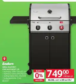 Selgros Grill gazowy Enders Chicago Next 3 R oferta