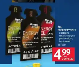 Selgros Żel energetyczny Activlab cytryna oferta