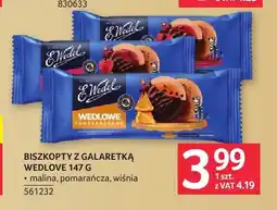 Selgros Biszkopty z galaretką Wedlove malina E.Wedel oferta