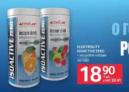 Selgros Elektrolity Activlab Isoactive Zero oferta
