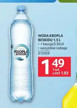 Selgros Woda Kropla Beskidu oferta