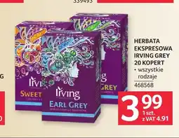 Selgros Herbata ekspresowa Irving Sweet Earl Grey oferta