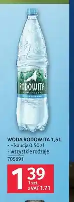 Selgros Woda Rodowita oferta