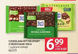 Selgros Czekolada Ritter Sport Nut Selection Cashew oferta