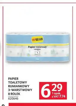 Selgros Papier toaletowy rumiankowy 3-warstwowy 8-pak Topseller oferta