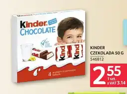Selgros Czekolada Kinder oferta