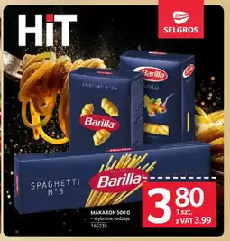 Selgros Makaron Barilla Spaghetti n°5 oferta
