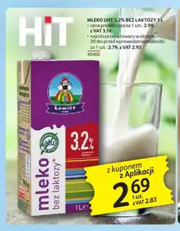 Selgros Mleko UHT bez laktozy Łowicz 3,2% oferta