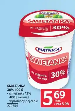 Selgros Śmietanka Piątnica 30% oferta