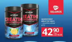 Selgros Monohydrat kreatyny Activlab oferta