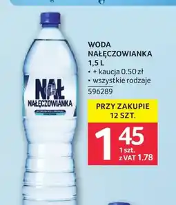 Selgros Woda Nałęczowianka oferta