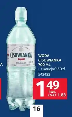 Selgros Woda niegazowana Cisowianka oferta