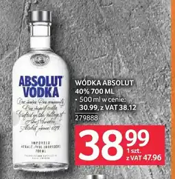 Selgros Wódka Absolut 40% oferta