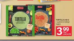 Selgros Tortilla pszenna o smaku szpinakowym Sandra oferta