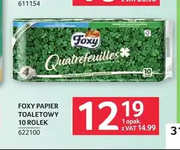 Selgros Papier toaletowy Foxy Quatrefeuilles 10-pak oferta