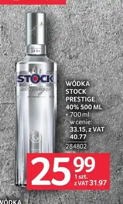 Selgros Wódka Stock Prestige 40% oferta
