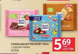 Selgros Czekolada Ritter Sport Strawberry Yogurt oferta