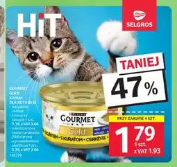 Selgros Karma dla kota Gourmet Gold oferta