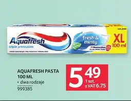 Selgros Pasta do zębów Aquafresh Triple Protection Fresh & Minty oferta