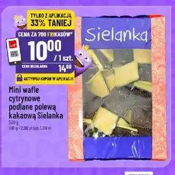 Polomarket Mini wafle cytrynowe podlane polewą kakaową Sielanka oferta