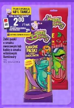 Polomarket Żelki paski o smaku owocowym Gumizaury oferta