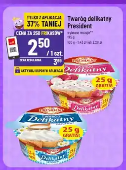 Polomarket Twaróg delikatny naturalny President oferta