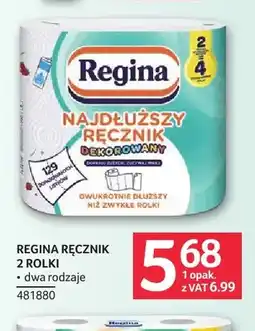 Selgros Ręcznik papierowy Regina Najdłuższy ręcznik dekorowany 2-pak oferta