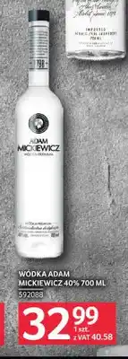 Selgros Wódka Adam Mickiewicz 40% oferta
