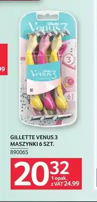 Selgros Maszynki do golenia Gillette Venus 3 oferta