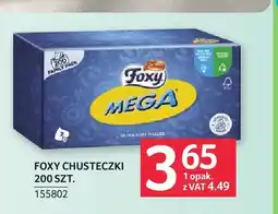 Selgros Chusteczki higieniczne Foxy Mega 200-pak oferta