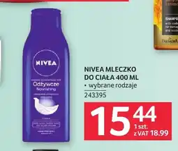 Selgros Mleczko do ciała Nivea Odżywcze oferta