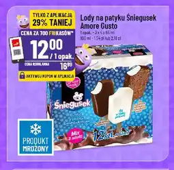 Polomarket Lody na patyku Śniegusek Amore Gusto 12-pak oferta