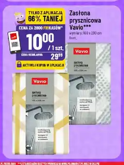 Polomarket Zasłona prysznicowa Vavio 180x200 cm oferta